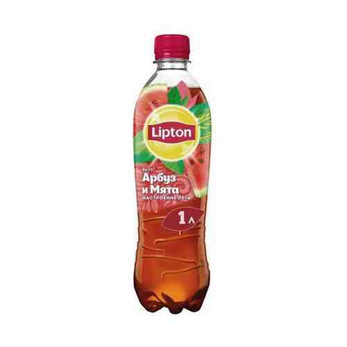 Холодный чай Lipton черный Арбуз и мята 1 л