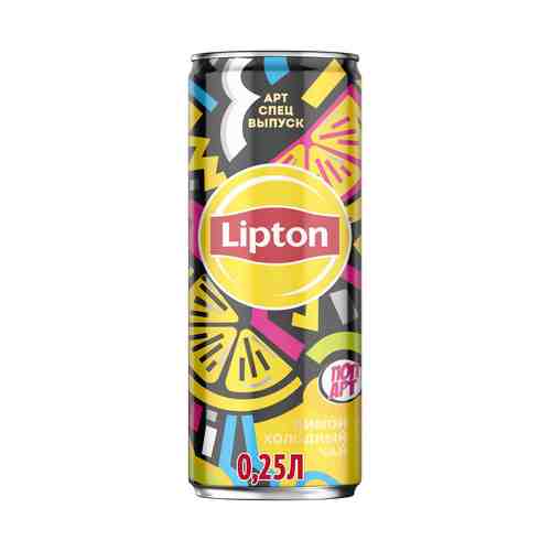 Холодный чай Lipton лимон 0,25 л