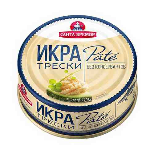 Икра трески Санта Бремор Pate 90 г