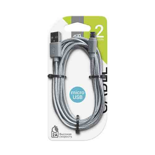 Кабель Gal 2646 USB-micro USB 2 А 2 м