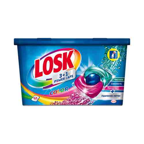 Капсулы для стирки Losk Color для цветного белья 12 шт