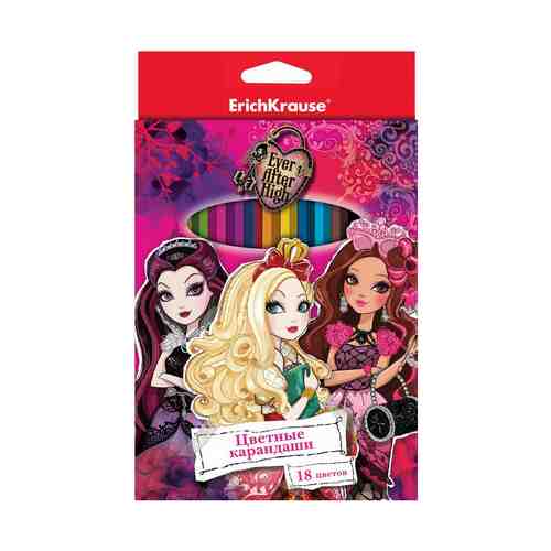 Карандаши цветные Erich Krause Ever After High 18 цветов