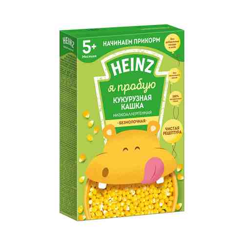 Каша Heinz Кукурузная безмолочная с 5 месяцев 180 г