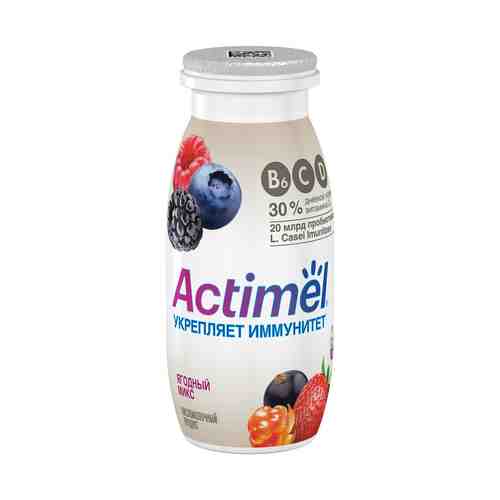 Кисломолочный напиток Actimel Ягодный микс 2,5% БЗМЖ 100 мл