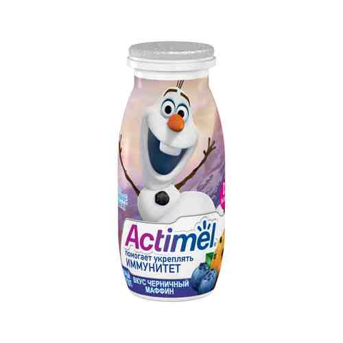 Кисломолочный напиток для детей Actimel Kids Черничный маффин с 3 лет 2,5% 100 мл