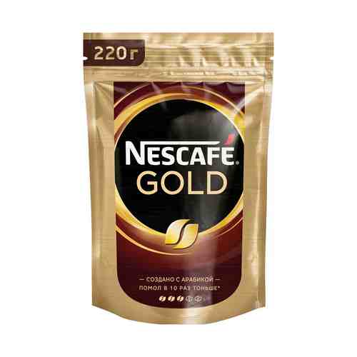 Кофе Nescafe Gold растворимый 220 г