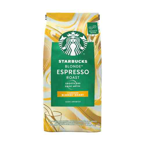 Кофе Starbucks Espresso roast Blonde в зернах 200 г