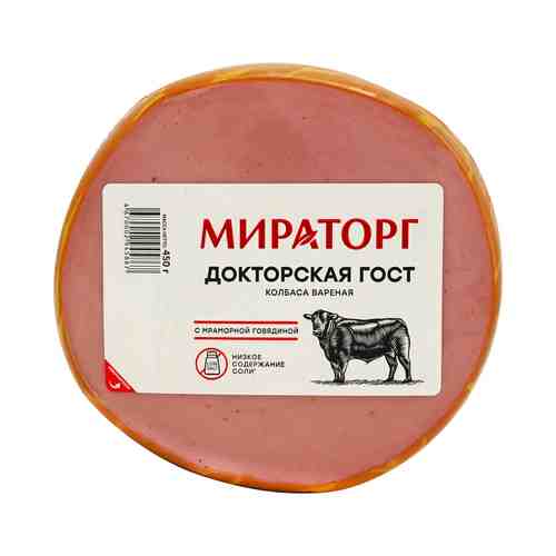 Колбаса вареная Мираторг Докторская 450 г