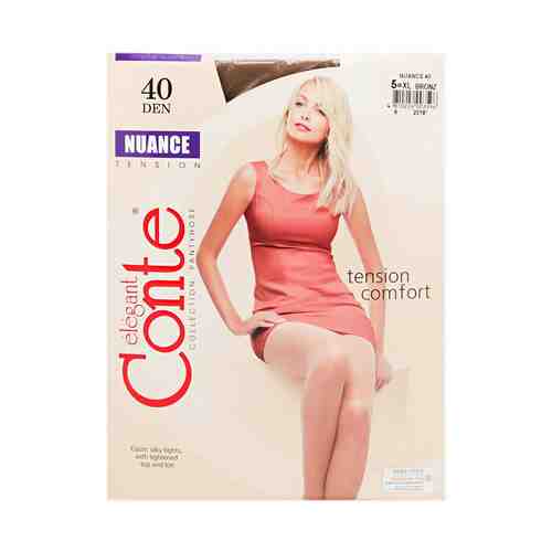 Колготки женские Conte Nuance bronz 40 Den р 5