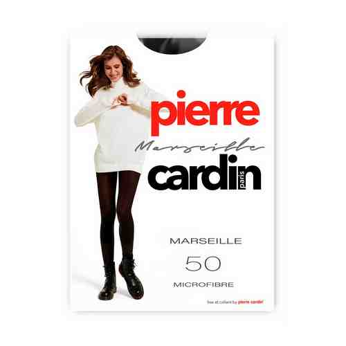 Колготки женские Pierre Cardin Cr Marseille nero микрофибра черный 50 den р Maxi