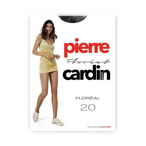 Колготки женские Pierre Cardin Floreal полиамид черный 20 den р 3