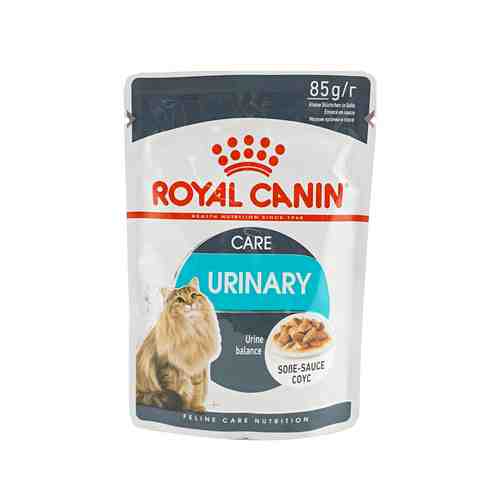 Корм для кошек Royal Canin Urinary Care с целью профилактики мочекаменной болезни в соусе 85 г