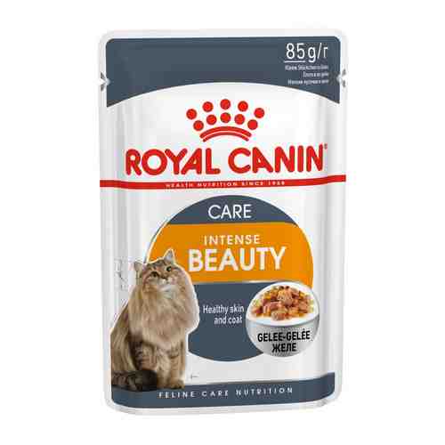 Корм Royal Canin Intense Beauty в желе для кошек ассорти 85 г