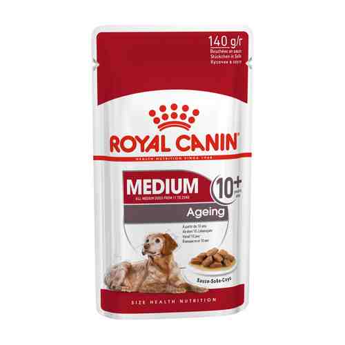 Корм Royal Canin Medium Ageing 10+ для стареющих собак средних размеров 140 г