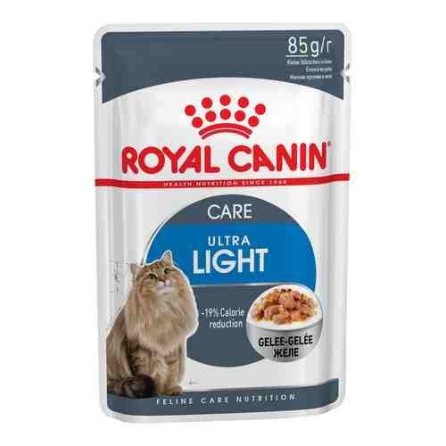 Корм Royal Canin Ultra Light в желе для кошек ассорти 85 г