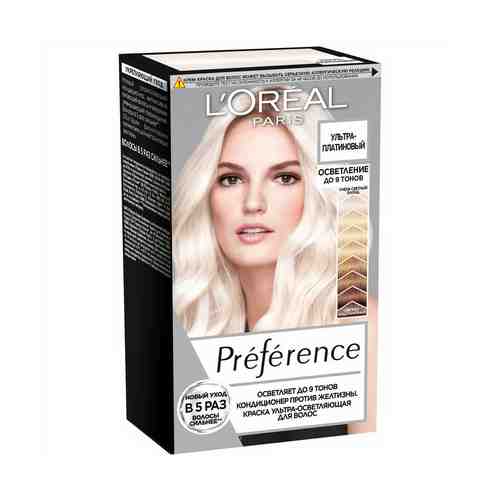 Краска для волос L'Oreal Paris Preference Ultra Platinum тон 9 204 мл