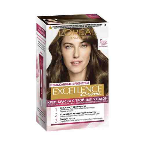 Крем-краска для волос L'Oreal Paris Excellence Creme 5.00 Светло-каштановый 192 мл