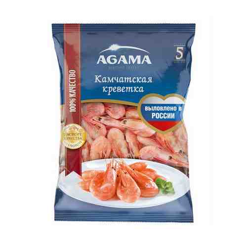 Креветки Agama 35/45 камчатские вареные замороженные 800 г