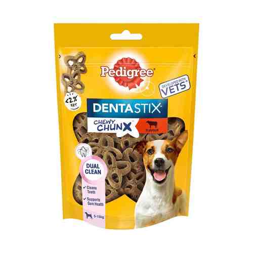 Лакомство Pedigree Denta Stix для собак для ухода за зубами говядина 68 г