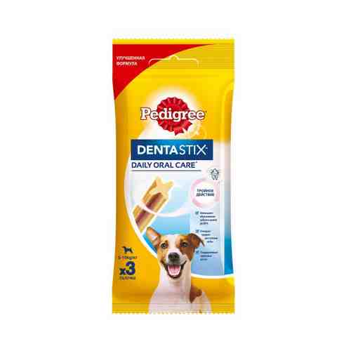 Лакомство Pedigree DentaStix для собак мелких пород 45 г