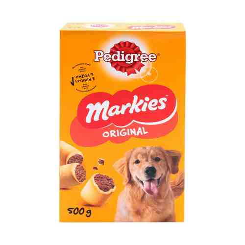 Лакомство Pedigree Markies Рулетики с мозговой косточкой для собак 500 г