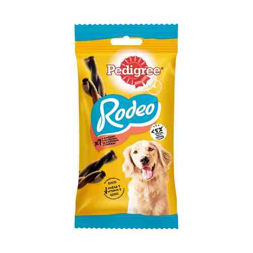 Лакомство Pedigree Rodeo для взрослых собак с говядиной 123 г