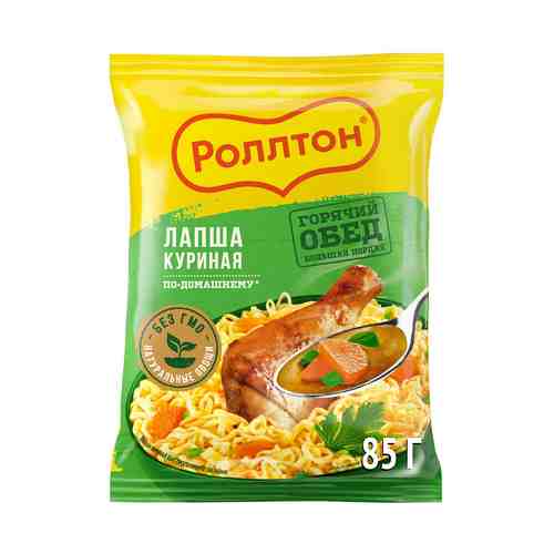 Лапша Роллтон По-домашнему с курицей быстрого приготовления 85 г