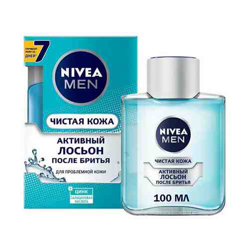 Лосьон Nivea Men Чистая кожа с цинком и салициловой кислотой после бритья мужской для проблемной кожи 100 мл