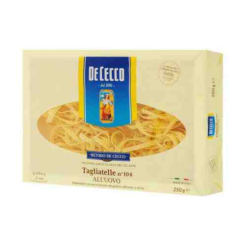 Макаронные изделия De Cecco Tagliatelle all'uovo 250 г