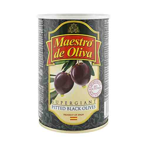 Маслины Maestro de Oliva супергигантские без косточки 425 г