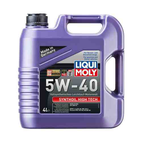 Масло Liqui Moly Synthoil High Tech 5W-40 моторное 4 л