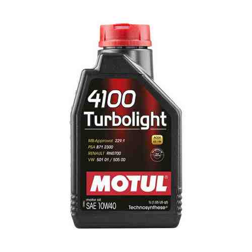 Масло Motul 4100 Turbolight 10W-40 моторное 1 л