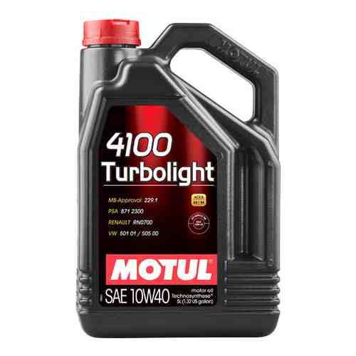 Масло Motul 4100 Turbolight 10W-40 моторное 4 л