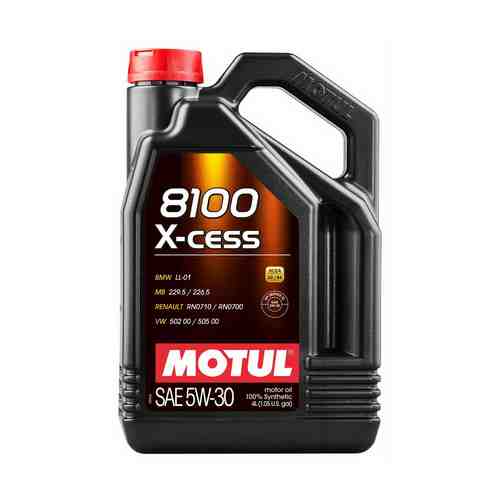 Масло Motul 8100 X-Cess 5W-30 моторное 4 л