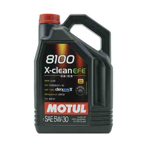 Масло Motul 8100 X-Clean Efe 5W-30 моторное 4 л