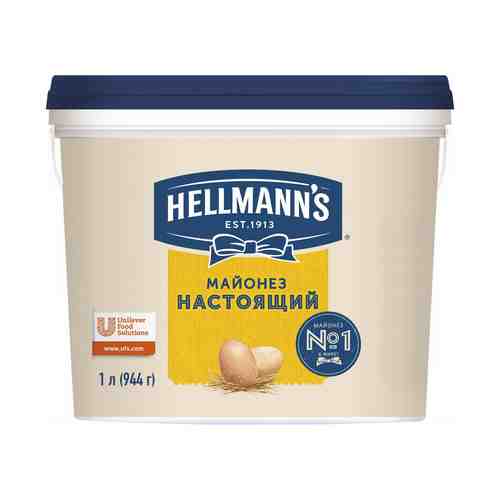 Майонез Hellmann's Настоящий 78% 944 г