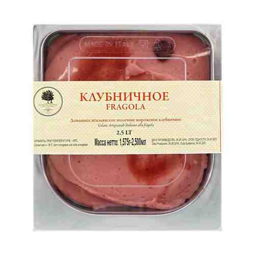 Мороженое молочное Gelato Di Natura клубника БЗМЖ 1,6 кг