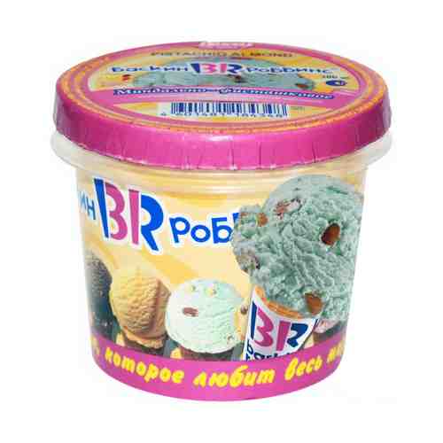 Мороженое сливочное Baskin Robbins фисташковое с миндалем БЗМЖ 60 г