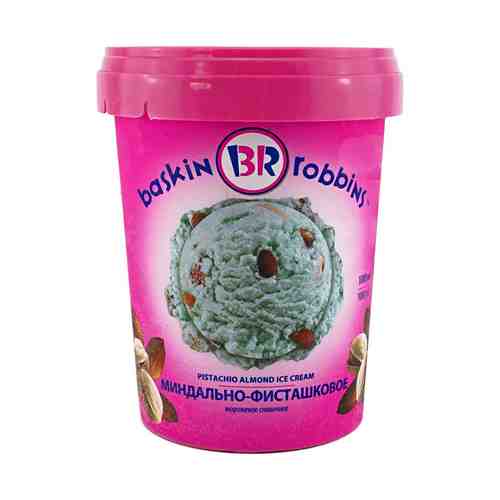 Мороженое сливочное Baskin Robbins миндально-фисташковое БЗМЖ 600 г