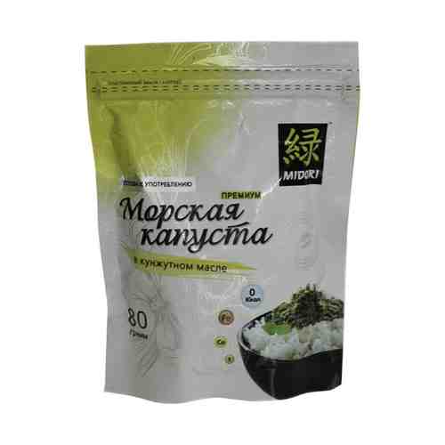 Морская капуста Midori обжаренная листы в кунжутном масле 80 г