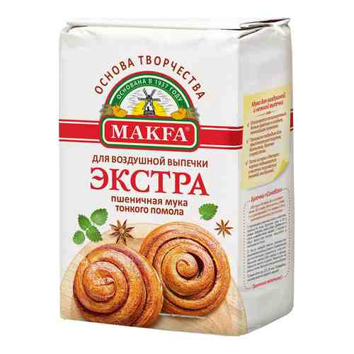 Мука Makfa пшеничная хлебопекарная Экстра 2 кг