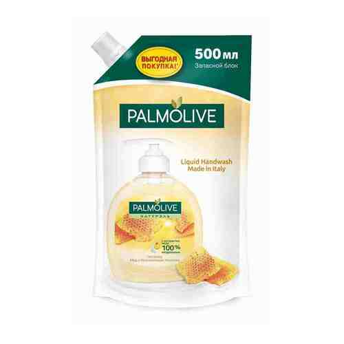 Мыло жидкое Palmolive Натурэль Питание мед и увлажняющее молочко сменный блок 500 мл