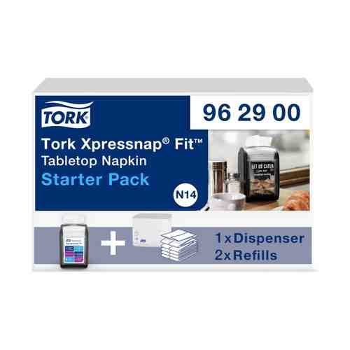 Набор стартовый Tork Xpressnap Fit N14 Диспенсер + 2 упаковки салфеток