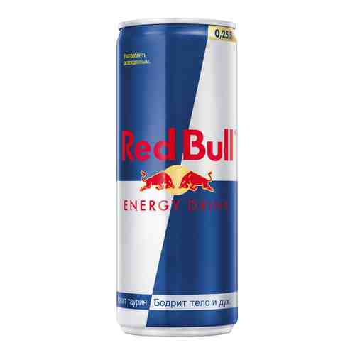 Напиток энергетический Red Bull Energy Drink газированный безалкогольный 0,25 л