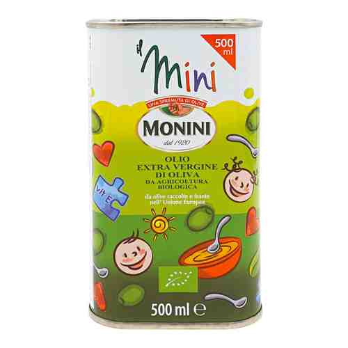 Оливковое масло Monini Mini Bio Extra Virgin 500 мл