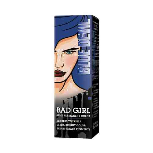 Оттеночный бальзам Bad Girl Blue devil для волос 150 мл