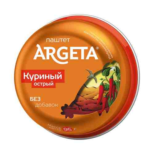 Паштет куриный Argeta острый 95 г