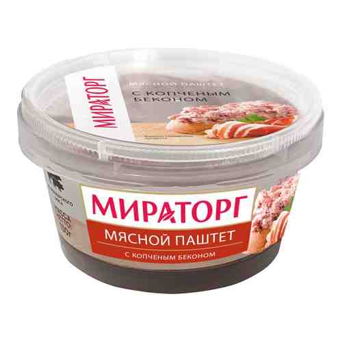 Паштет мясной Мираторг с копченым беконом 130 г