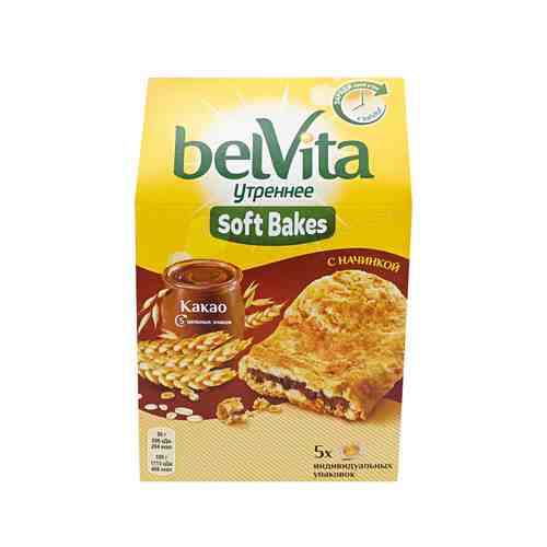 Печенье BelVita Soft Bakes с какао 250 г