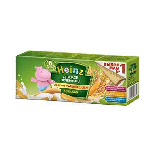 Печенье Heinz 6 злаков с 6 месяцев 160 г